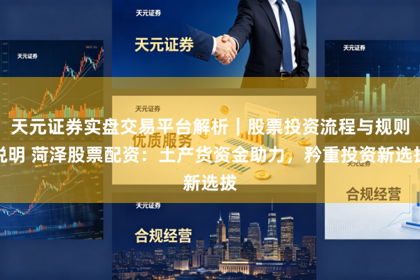 天元证券实盘交易平台解析｜股票投资流程与规则说明 菏泽股票配资：土产货资金助力，矜重投资新选拔