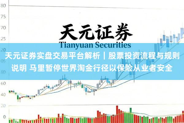 天元证券实盘交易平台解析｜股票投资流程与规则说明 马里暂停世界淘金行径以保险从业者安全